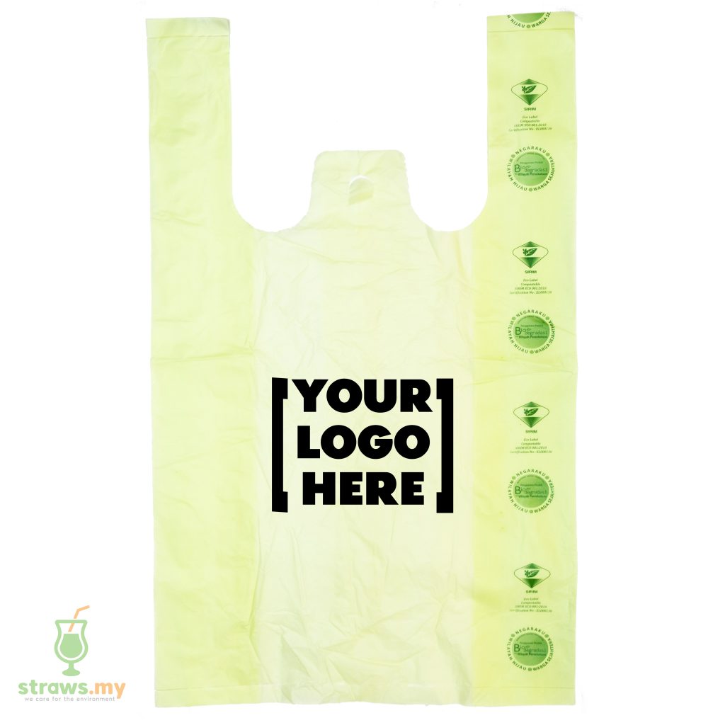 Biodegradable & Compostable Bag Custom Logo